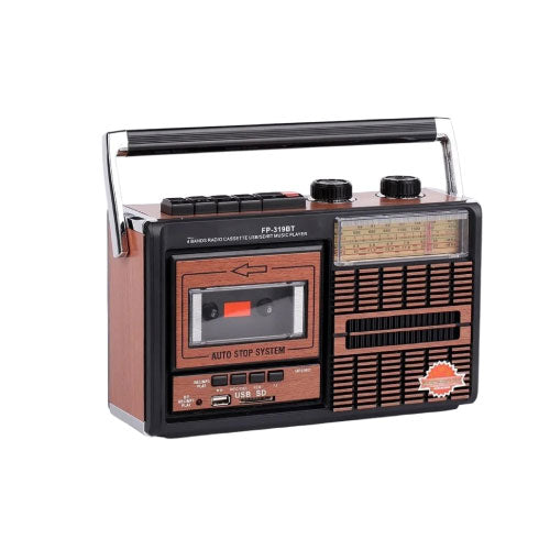 KNSTAR FP-319BT Cassette and Digital Player USB/SD and Bluetooth Wireless Speaker - Alqamarshop