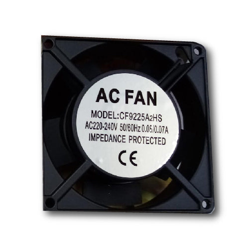 AC Cooling Fan CF9225A2HS 230V 10/09 AH High Performance Ventilation Fan (T16678) - Alqamarshop