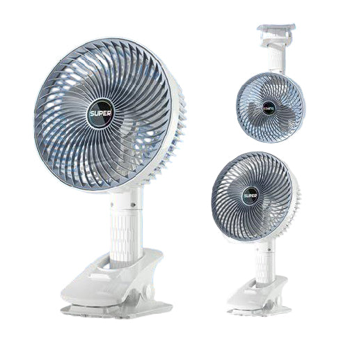 A2 Multi-Function Desktop Fan 5V USB Powered Stand/Hang/Clip/Handheld Design (T27371) - Alqamarshop