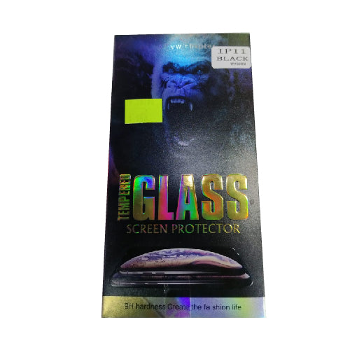 Tempered Glass Screen Protector for iPhone 11 (Black) – Ultimate Protection with Precision Fit - Alqamarshop