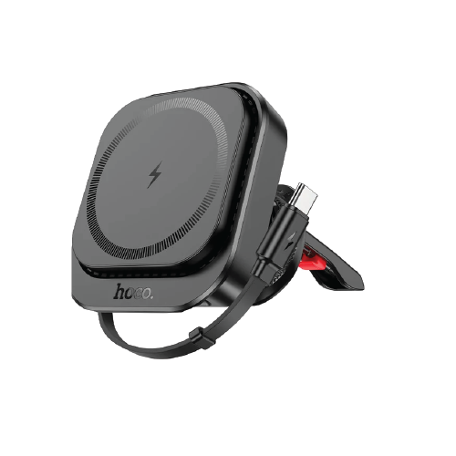 HOCO HW23 Might 15W Wireless Car Charger & Auto-Clamping Air Vent Phone Mount