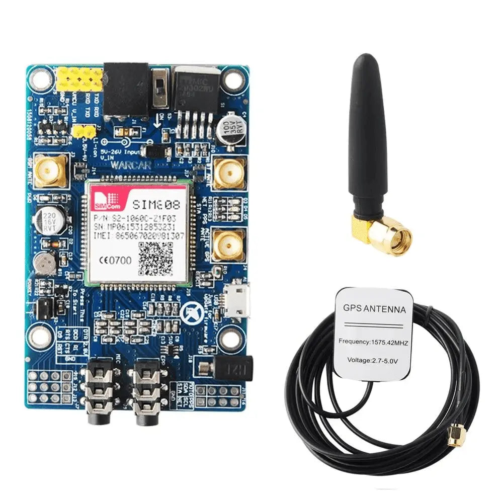 SIM808 GSM GPRS GPS Bluetooth Development Board with Antenna