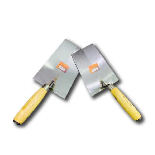 Huntar Brick Trowel 7 Inch Square Shape with Wooden Handle for Precision Masonry - Alqamarshop