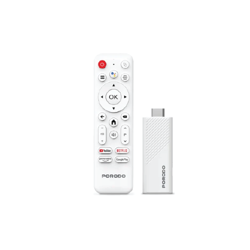 Android TV Stick – Porodo 4K Android 14, 16GB