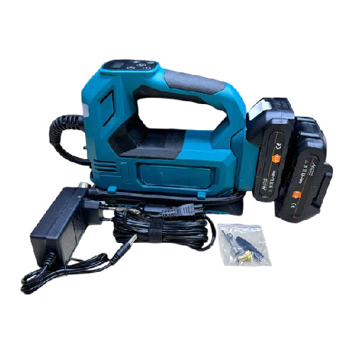 Huntar Cordless Air Compressor 21V Portable and Powerful with 2 Batteries - Alqamarshop