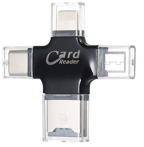 Card Reader / OTG 4 in 1 (T24708) - Alqamarshop