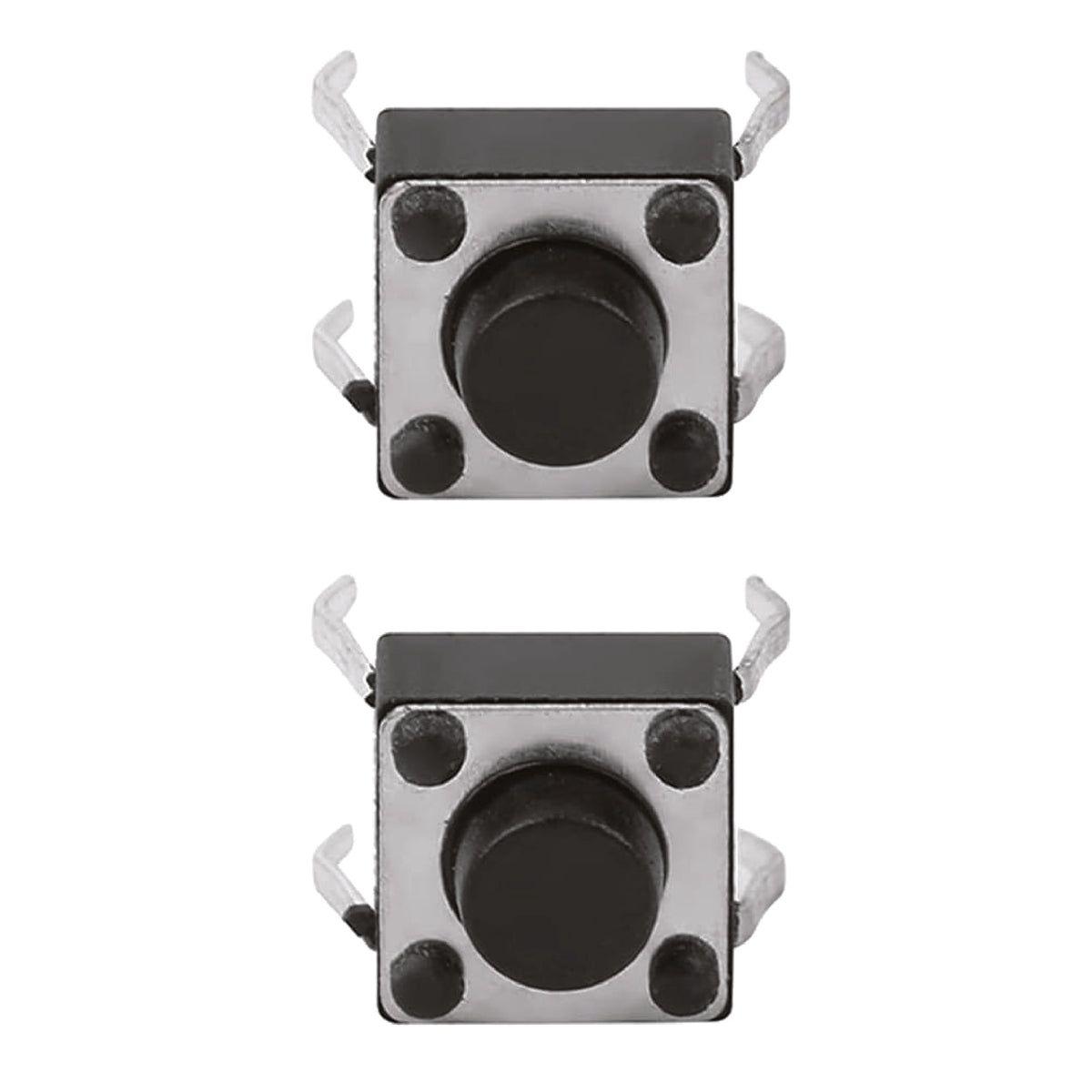 4-Pin Vertical Tactile Micro Switch 7mm – Momentary Push Button for PCB (12V DC, 50mA) (T13670)