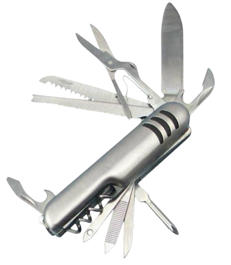 Pocket Knife 11 in 1 Function (T26098) - Alqamarshop