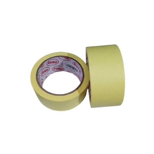 EURO 2-Inch Yellow Paper Masking Tape – 30 Yards, Big Conic Band