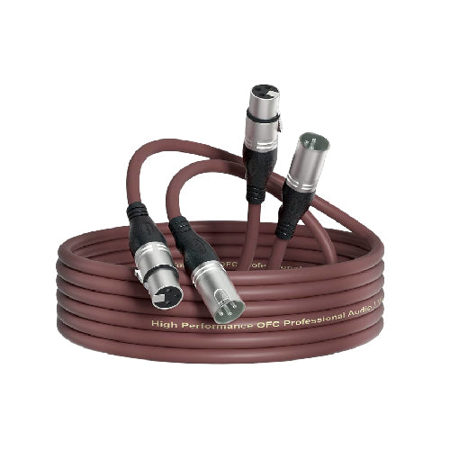 XLR Male to 6.3mm TRS Audio Cable 10M Balanced Microphone Lead for Mixers Amps (T27291 - Alqamarshop