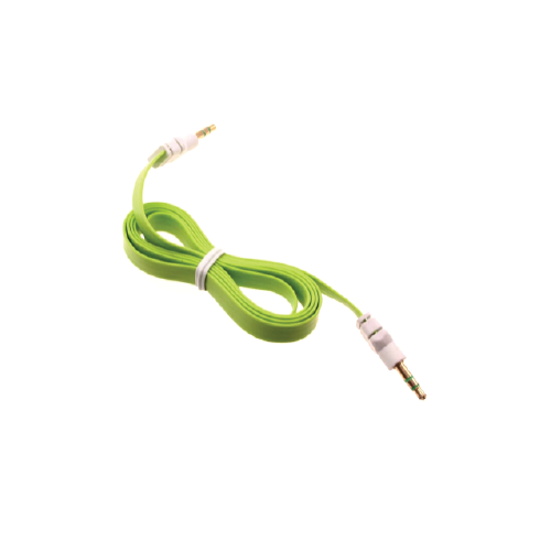 3.5mm Stereo Male-to-Male Flat AUX Audio Cable – T09799