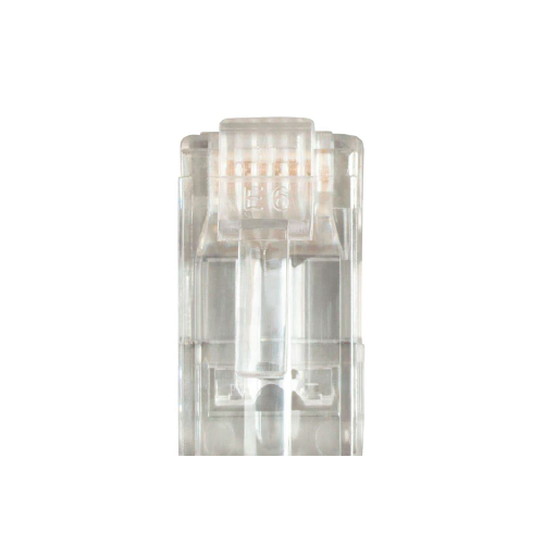 FISH 8-Pin RJ45 Modular Connector – Clear 8P8C Plug for Telephone & Network Cables