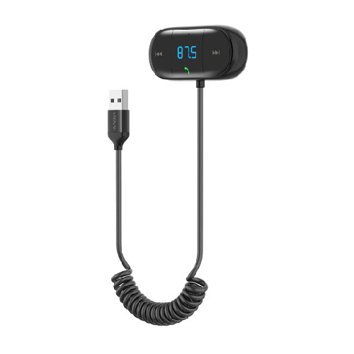 Vidvie FM01 In-Car Bluetooth Receiver (V5.0) Dual Connection, TF Card, Hands-Free Calling (T25741) - Alqamarshop