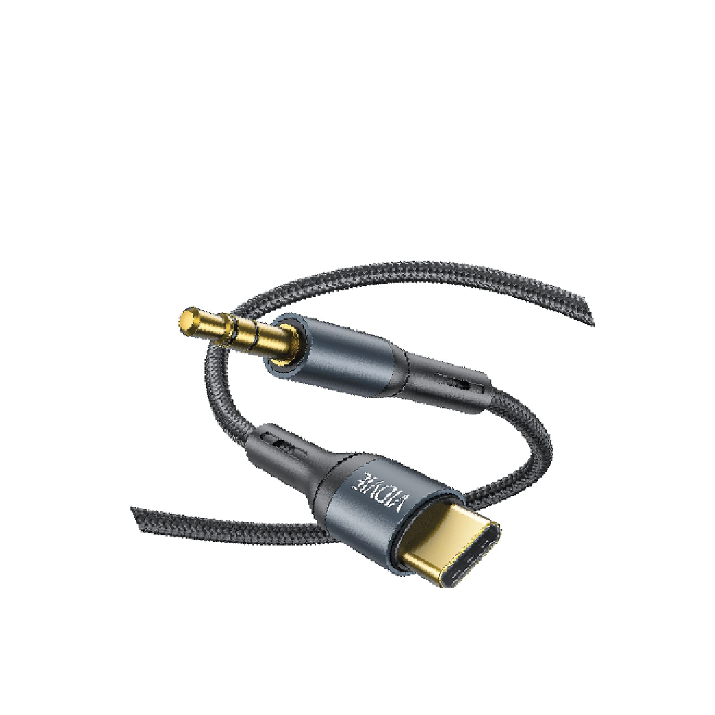 VIDVIE AL1112 Lightning to 3.5mm AUX Cable 1.8M – Gold-Plated Audio Cable for iPhone & iPad