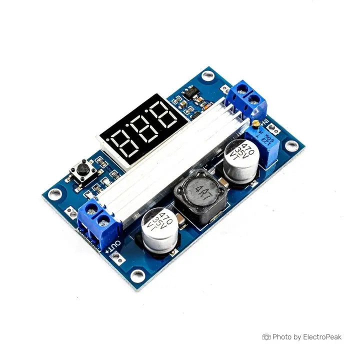 LTC1871 100W DC-DC Boost Converter 3.5-35V with Voltmeter