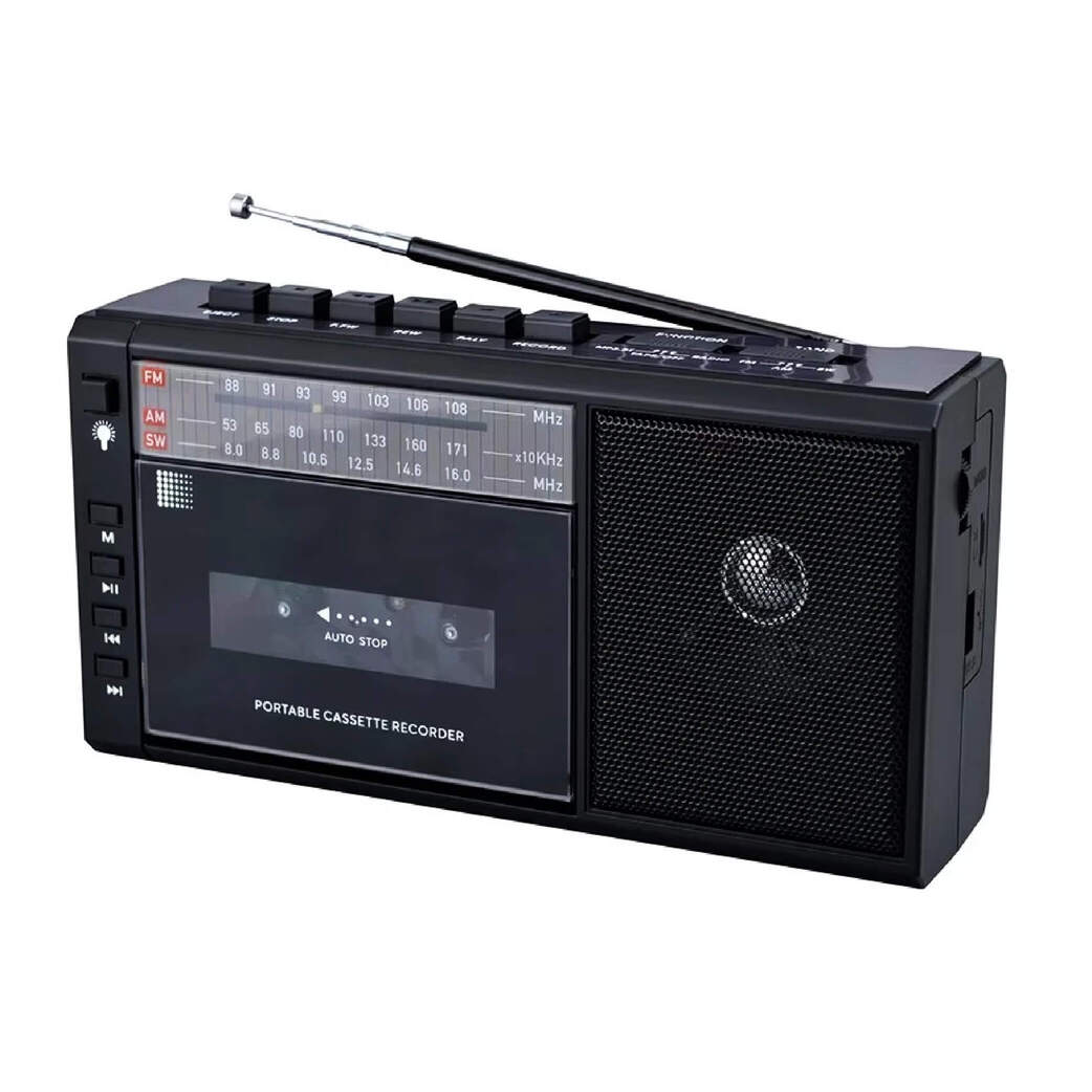 مسجل كاسيت محمول Puxing PX-3500BT وراديو متعدد الوظائف – AM/FM/SW ثلاثي الموجات مع بلوتوث وتشغيل USB و TF