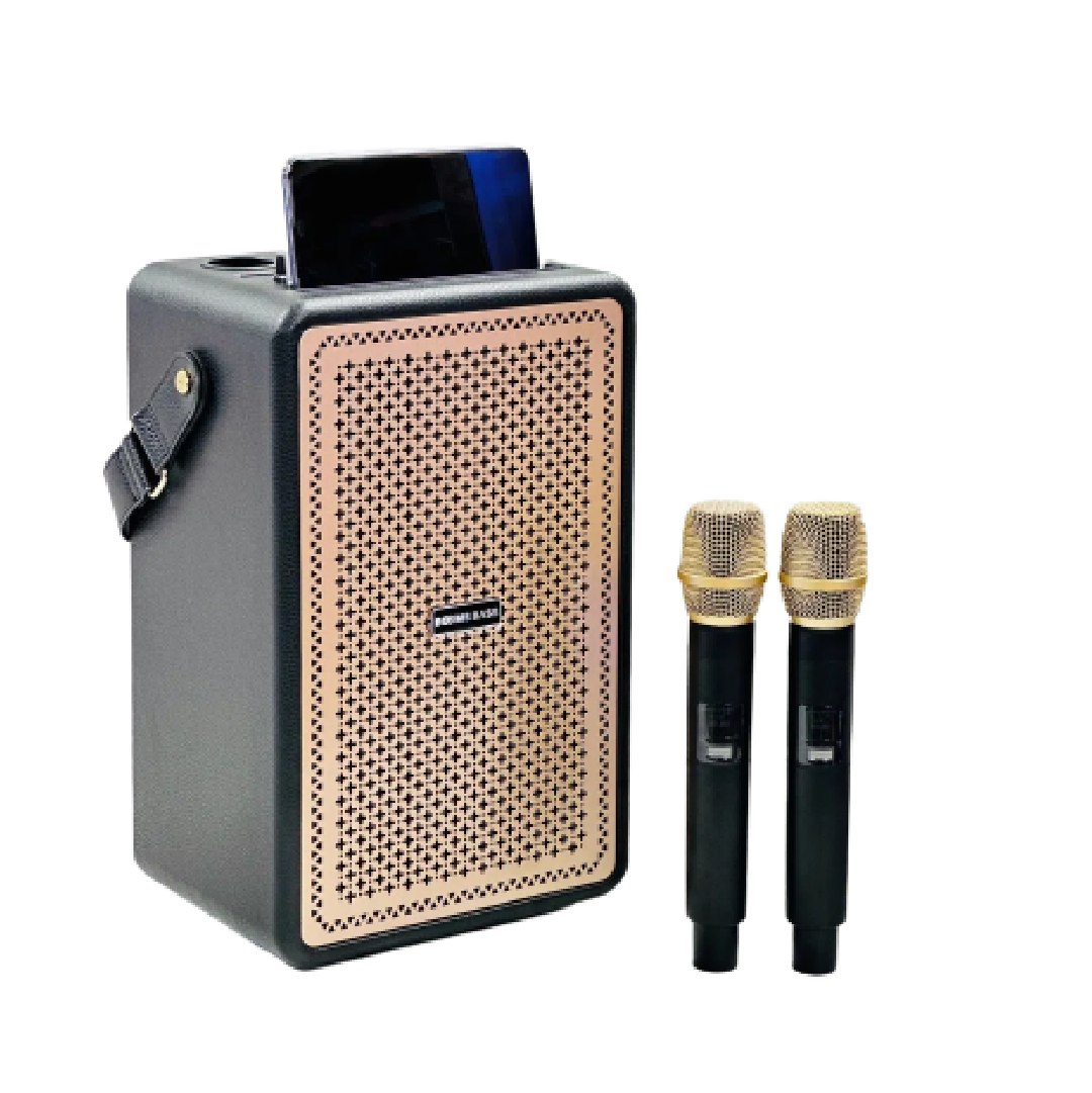 High Quality Mini Portable Karaoke Wireless Ld-M4203+ Party Bluetooth Speaker_Multi Color - Alqamarshop