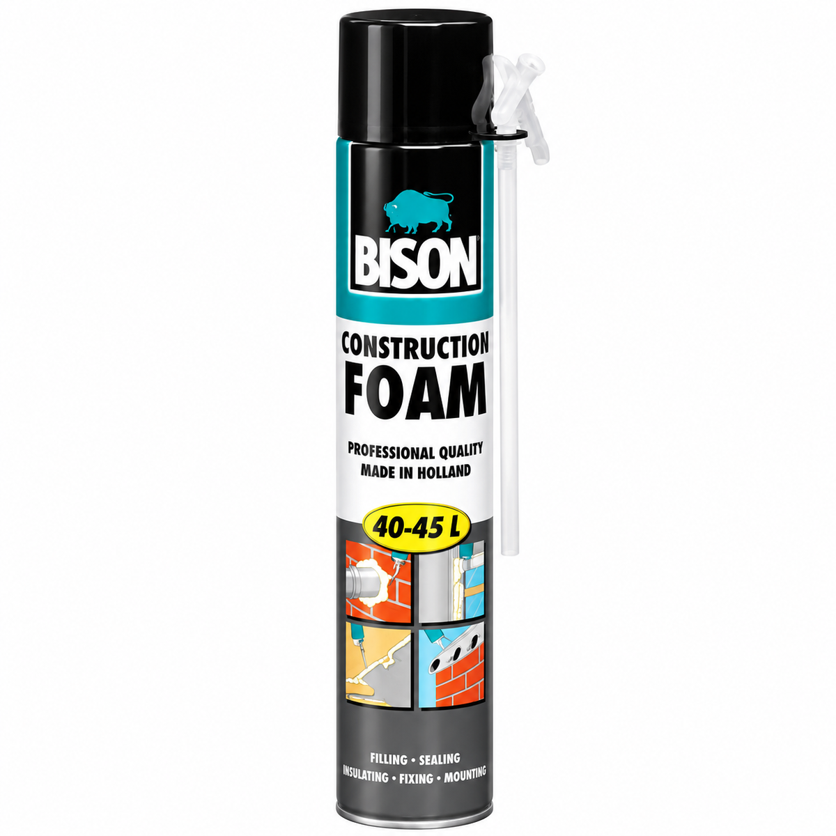 Bison Construction Foam 700ml Expanding Gap Filler 40-45L