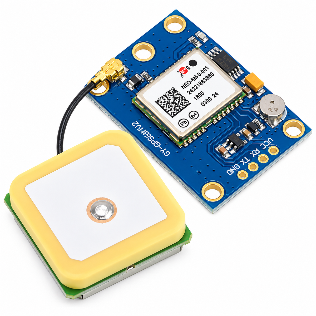 GPS Module u-blox NEO-6MV2 for Flight Controller and Arduino