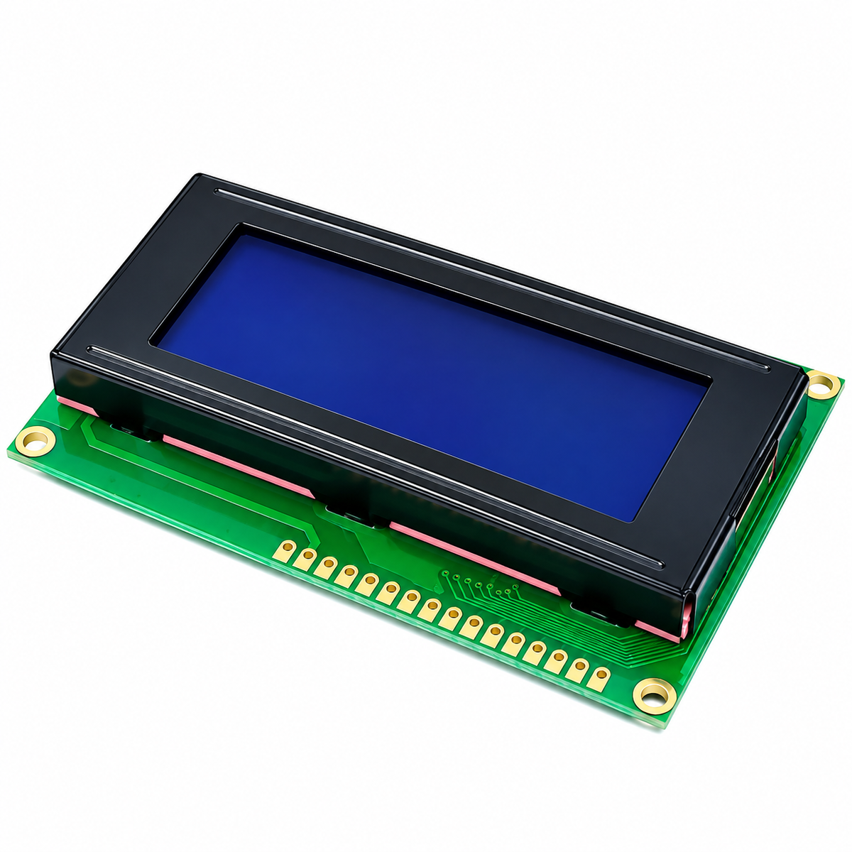 وحدة شاشة LCD لعرض الأحرف 16x4 طراز 1604A بإضاءة خلفية زرقاء