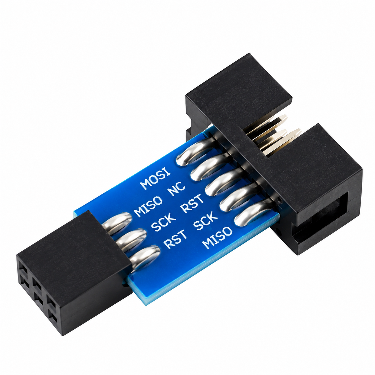 10-Pin to 6-Pin ISP Adapter Board for USBASP AVRISP STK500