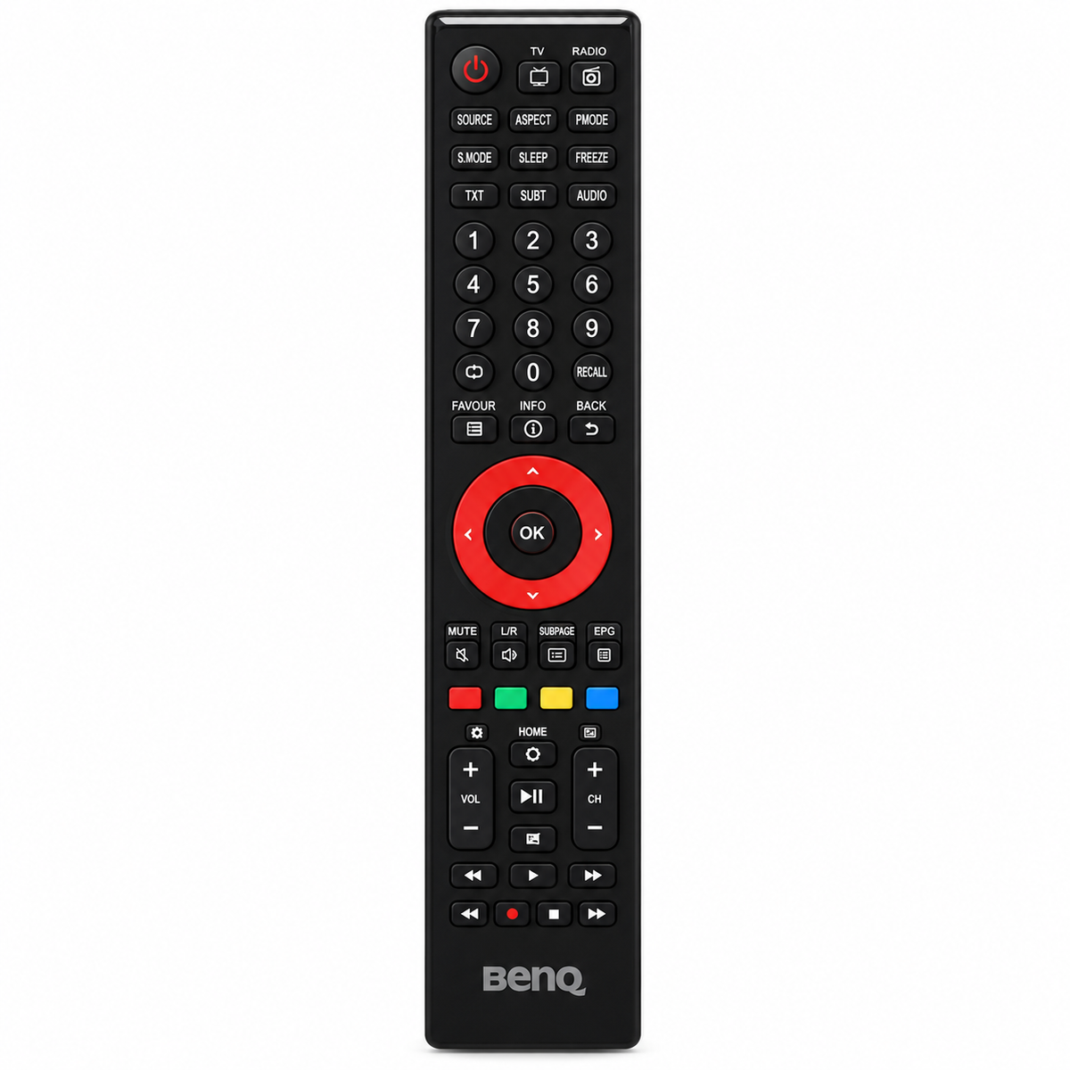 BenQ RC-H082 TV Remote Control – Replacement for BenQ LED & LCD TV
