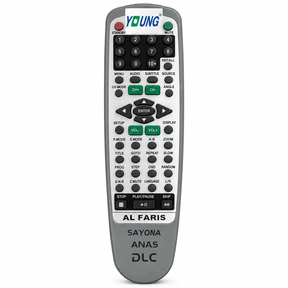 Naif, Falcon & Sayona DVD Player Remote Control – Replacement