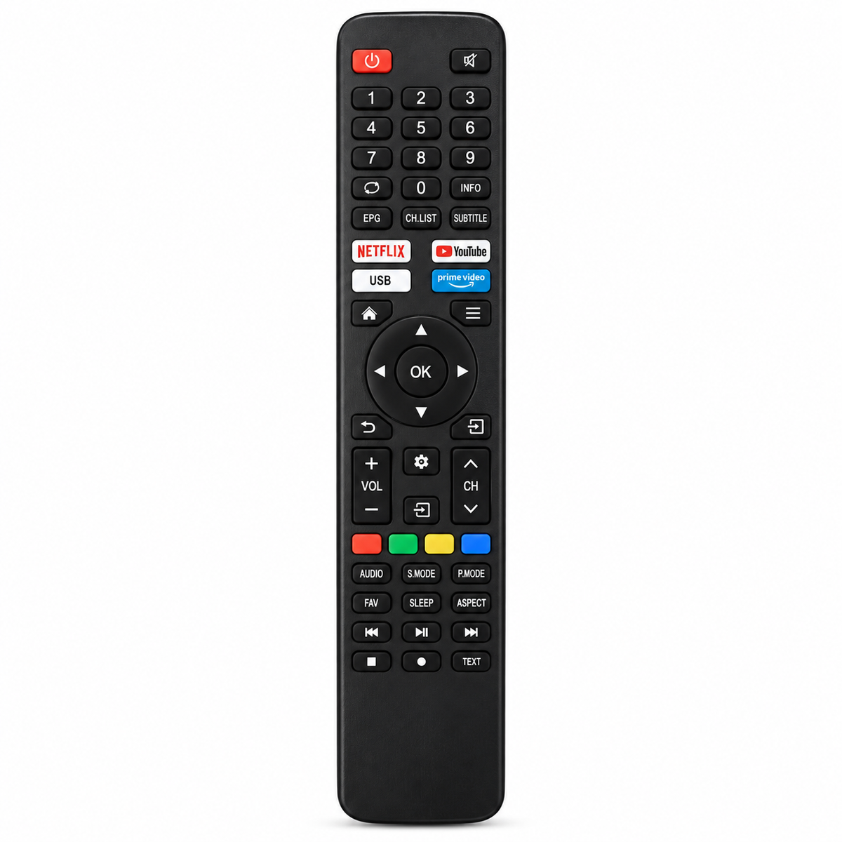 VIZZION Smart TV Remote Control – Replacement for VIZZION TVs