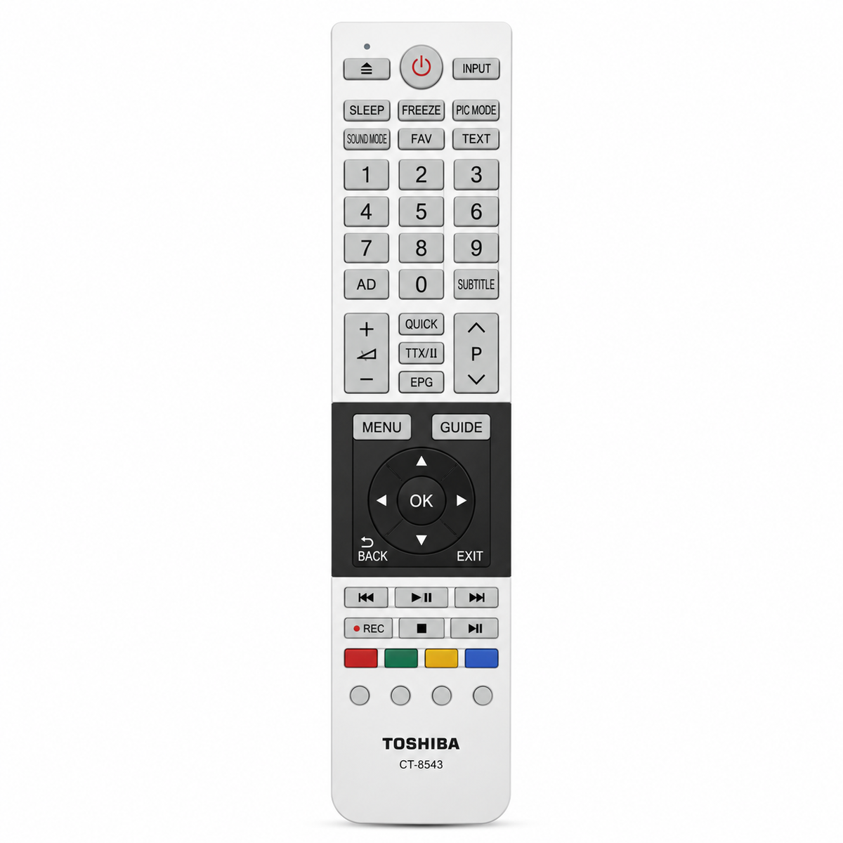 Huayu RM-L1328 Remote Control for Toshiba LCD & LED TVs