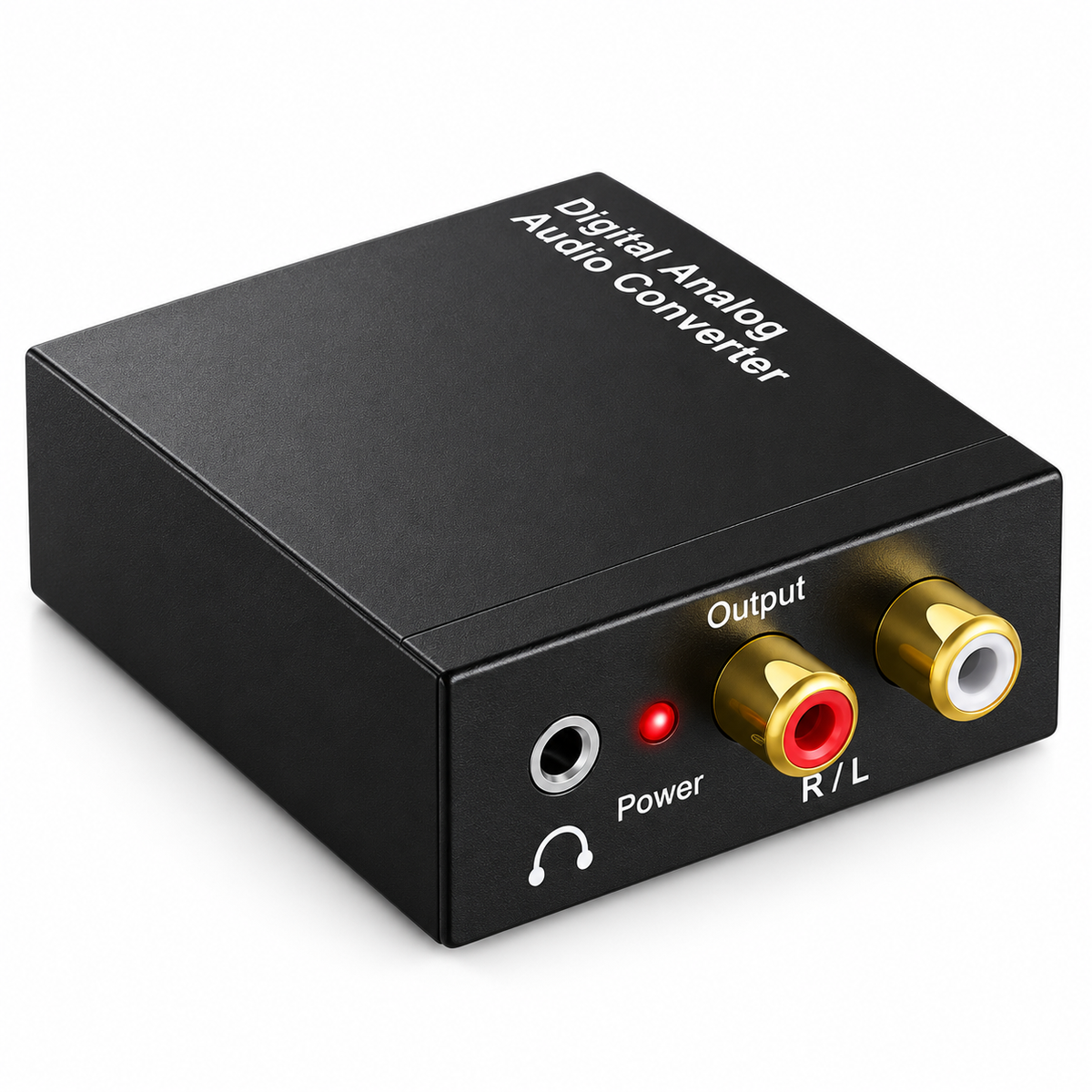 محول الصوت التناظري إلى الرقمي - RCA/3.5 مم إلى مخرج رقمي بصري ومحوري (AQ17208)