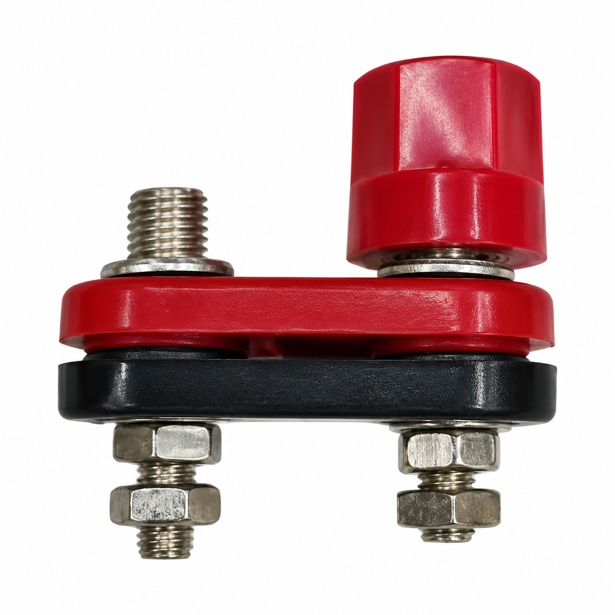 Dual Divided Power Battery Distribution Post Heavy-Duty Terminal Block