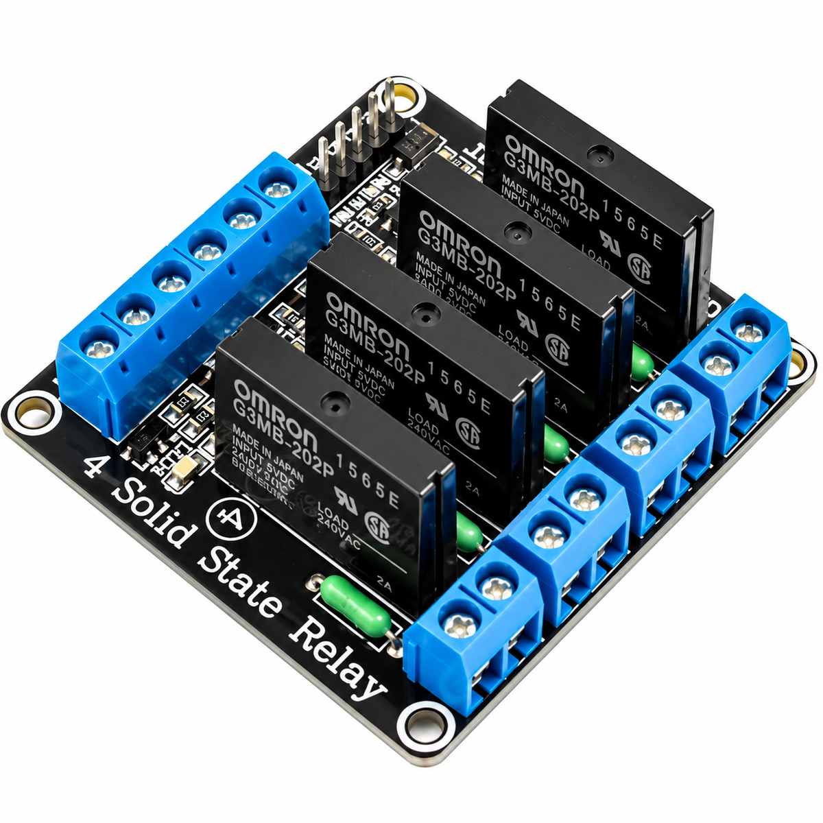 5V 4-Channel Solid State Relay Module SSR Low Level 2A 240V