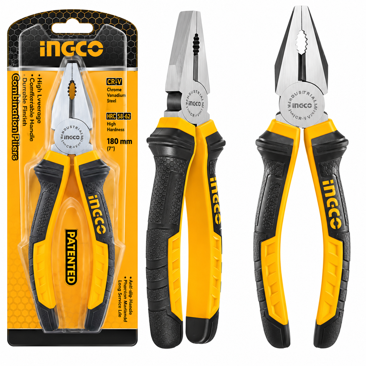 INGCO HCP08188 7" Combination Pliers