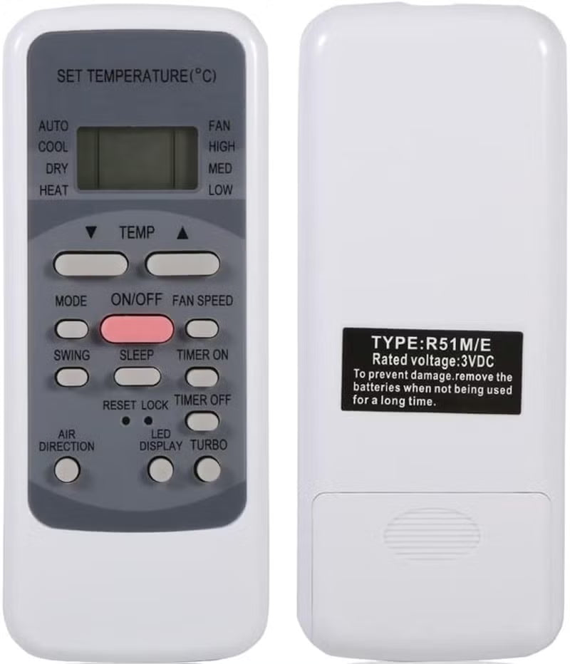 Air Conditioner Remote Control Replacement Universal Controller For Midea R51M/E