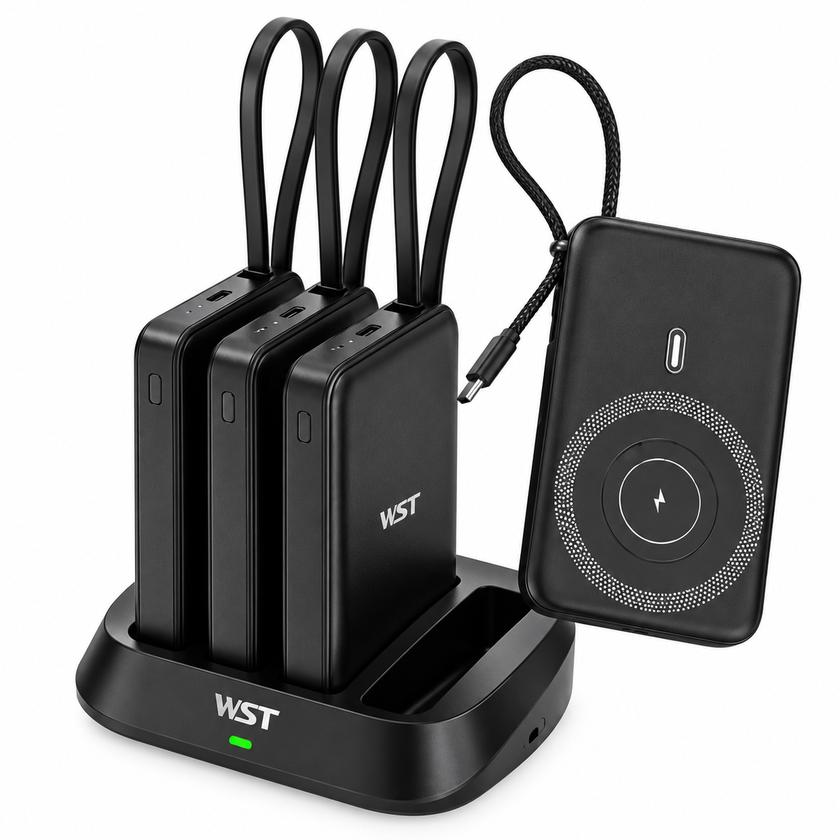 Power Bank – WST 4 in 1 40,000mAh Type-C Cables