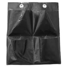 4-Pocket Vertical Garden Wall Planter Green
