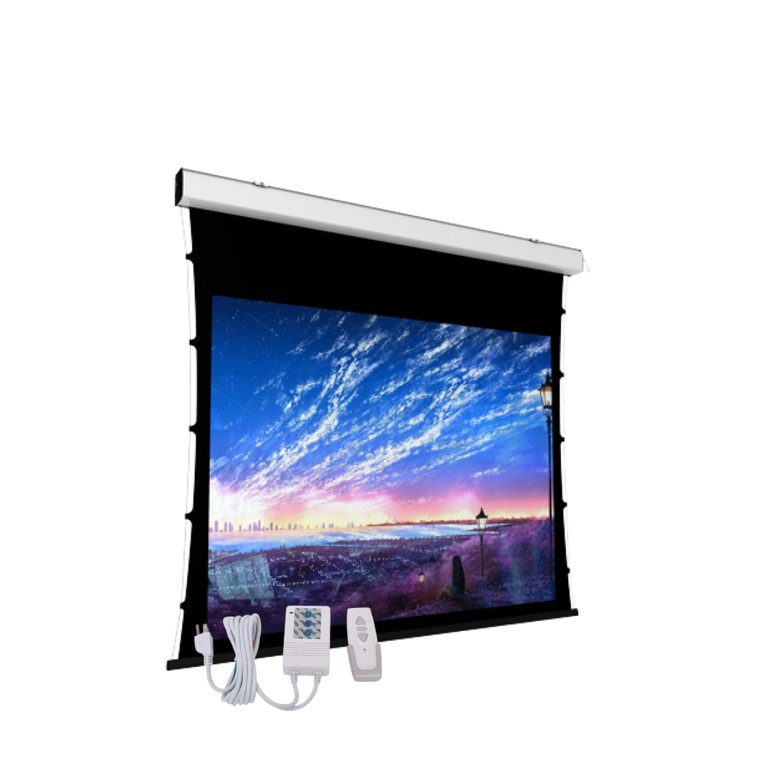 Projection Screen Electric Screen 300 x 300cm with remote - Alqamarshop