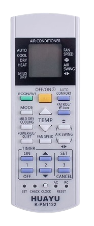 Huayu Universal Air Conditioner Remote Control K-PN1122 - Alqamarshop