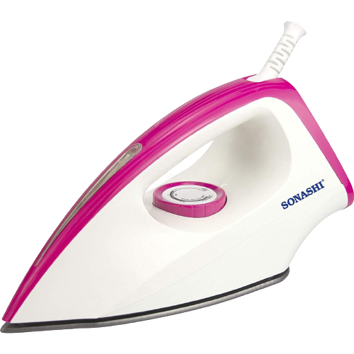 Sonashi Dry Iron, SDI-6016T, 1200W, Pink/White - Alqamarshop