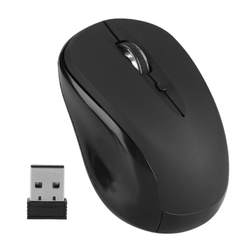 Wireless Mouse Optical 2.4G 7100 - Grey - Alqamarshop
