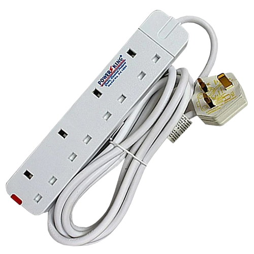 POWER KING 4-way extension 3m cable -PK-1004 - Alqamarshop