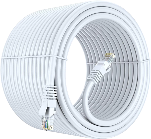 30 meters LAN Cable Fixed Connectors- Cat 6 Long High Standard Ethernet Cable - Alqamarshop