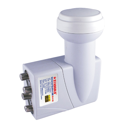 Stargold Universal Satellite Dish High Efficiency Quad 4 Output LNB Multi Satellite Compatible Solution & Simple Connection LNBF - Alqamarshop