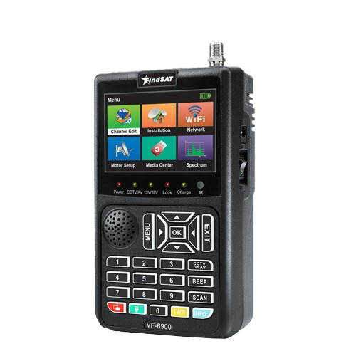 Satellite Finder Meter For Satellite TV Receiver DVB S2 CCTV AHD&TVI&CVI HD Camera Display Sat finder H.264 Satfinder VF-6916