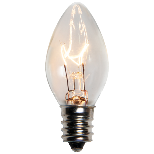 C7 LED Bulb, Light Candle Bulbs, Amber Glow 5w - Alqamarshop