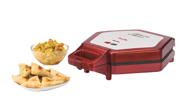 Ariete Samosa Maker - 1400 Watt - 201, Red - Alqamarshop