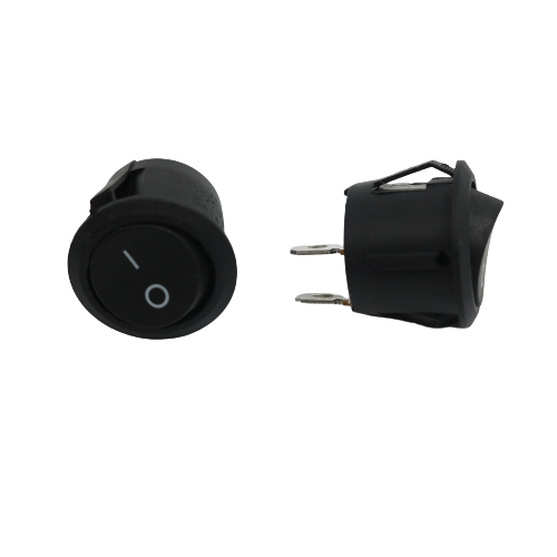 Small Round ON-OFF Rocker Switch, 2 pin 6A,10A - Alqamarshop