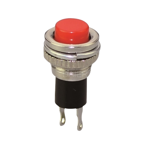 Momentary Push Button Switch No Lock SPST Mini Push Button Round Switch 2pin 0.5A 250VAC - Alqamarshop