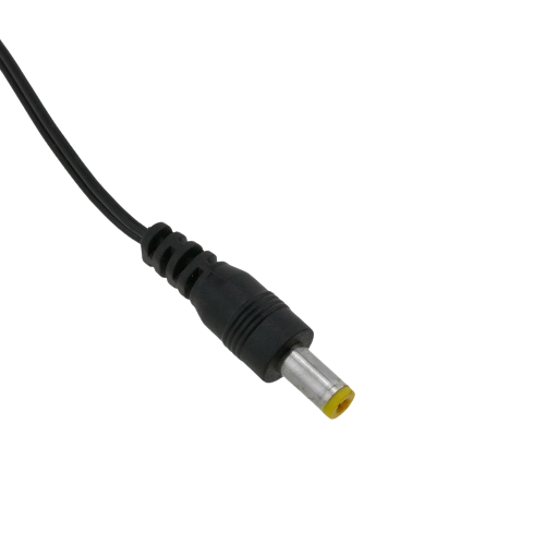 DC power cable yellow jack Male to terminals 5.5x2.1mm 30cm 26AWG - Alqamarshop
