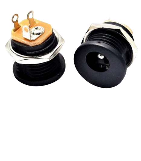Power Jack Socket connector DC-022 DC 5.5x2.1mm 2pin 1pc - Alqamarshop